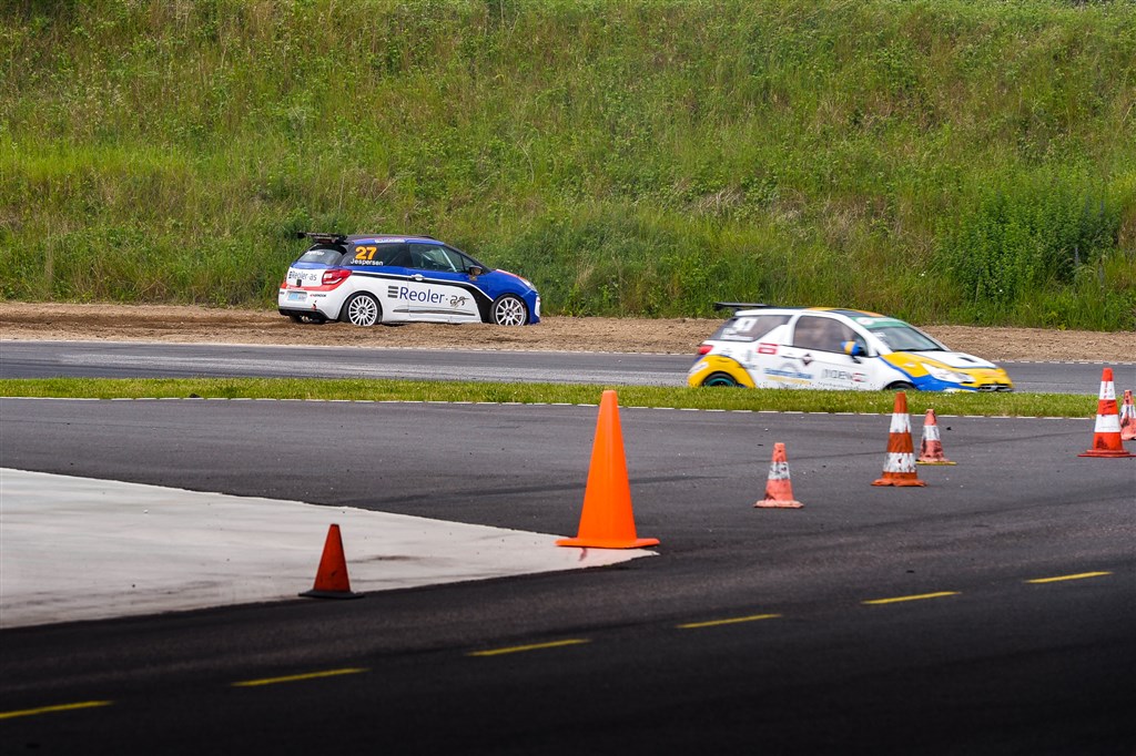 Morten Jespersen fik en uventet skidt afslutning på weekenden. En tur i sandet kostede alle håb om point.
(Foto: Morten Kimer)